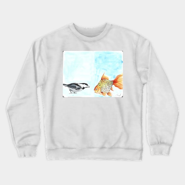 Gossip Crewneck Sweatshirt by chadtheartist